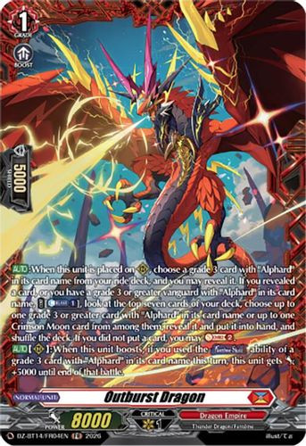[DZ-BT14/FR04EN](FR) Outburst Dragon (FR)