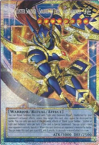 [CORI-EN028] Black Luster Soldier - Soldier of Light and Darkness {Extended Art} (Starlight Rare)<1st>