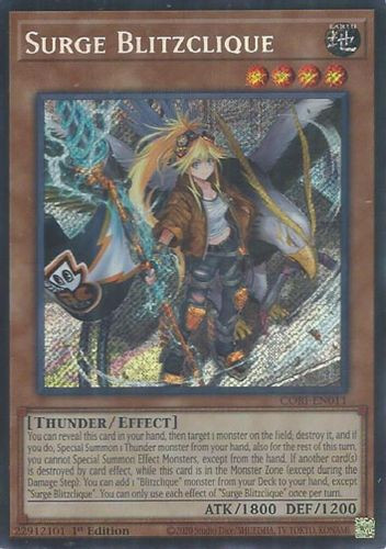 [CORI-EN011] Surge Blitzclique (Secret Rare)<1st>