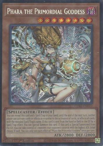 [CORI-EN022] Phara the Primordial Goddess (Secret Rare)<1st>