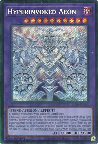 [CORI-EN033] Hyperinvoked Aeon (Secret Rare)<1st>