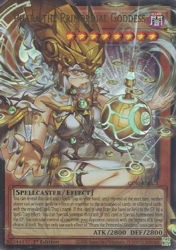 [CORI-EN022] Phara the Primordial Goddess {Extended Art} (Ultra Rare)<1st>