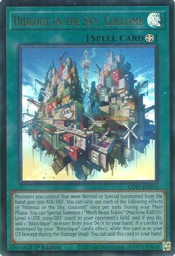 [CORI-EN050] Hideout in the Sky, Coulomb (Ultra Rare)<1st>