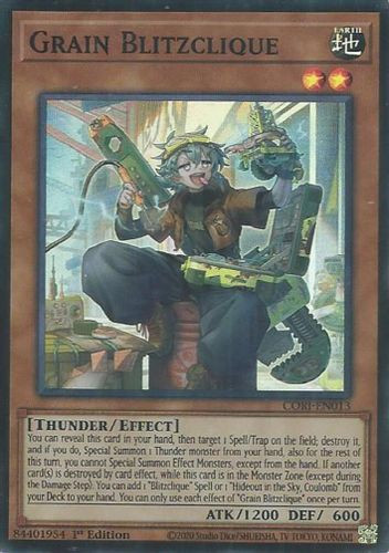 [CORI-EN013] Grain Blitzclique (Super Rare)<1st>