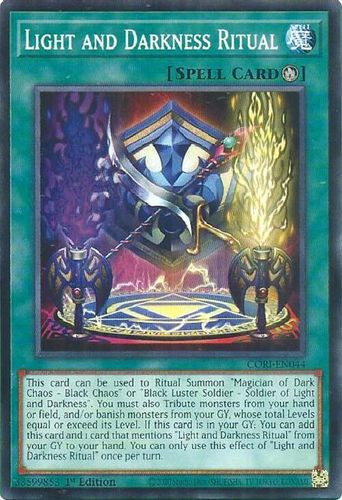 [CORI-EN044] Light and Darkness Ritual (Common)<1st>