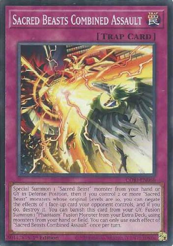 [CORI-EN066] Sacred Beasts Combined Assault (Common)<1st>