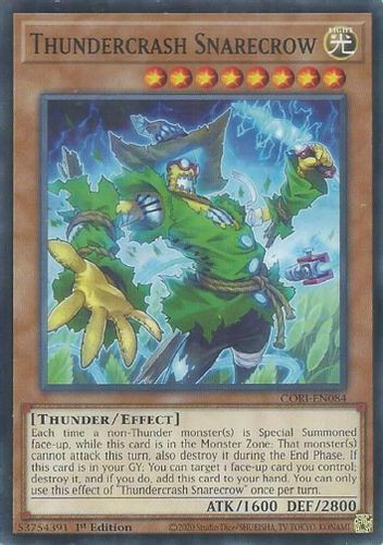 [CORI-EN084] Thundercrash Snarecrow (Common)<1st>