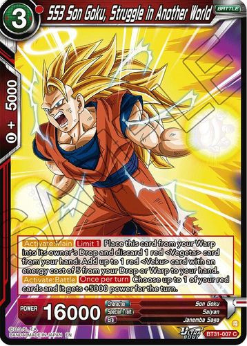 [BT31-007](C) SS3 Son Goku, Struggle in Another World