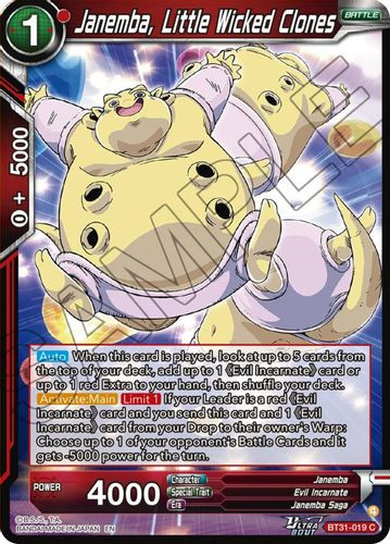 [BT31-019](C) Janemba, Little Wicked Clones
