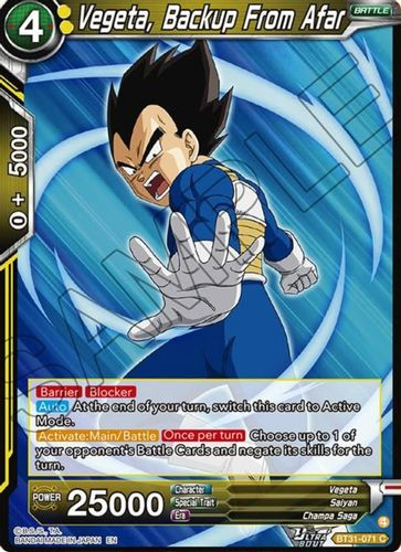 [BT31-071](C) Vegeta, Backup From Afar