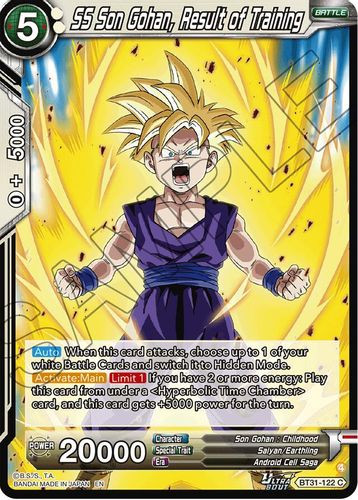 [BT31-122](C) SS Son Gohan, Result of Training