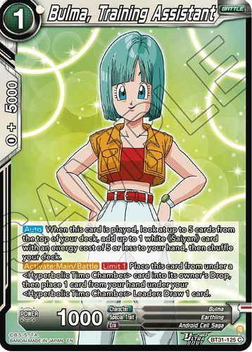 [BT31-125](C) Bulma, Training Assistant