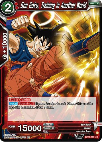 [BT31-009](UC) Son Goku, Training in Another World (Foil)