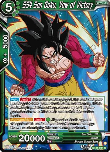 [BT31-044](R) SS4 Son Goku, Vow of Victory (Foil)