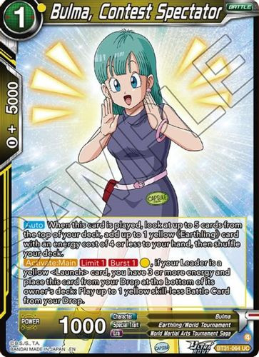 [BT31-064](UC) Bulma, Contest Spectator (Foil)