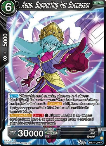 [BT31-099](R) Aeos, Supporting Her Successor (Foil)