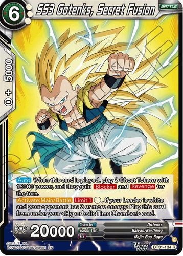 [BT31-134](R) SS3 Gotenks, Secret Fusion (Foil)