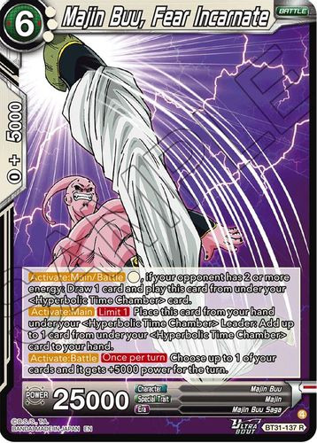 [BT31-137](R) Majin Buu, Fear Incarnate (Foil)