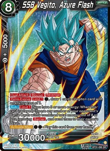 [BT31-090](SR) SSB Vegito, Azure Flash (Foil)