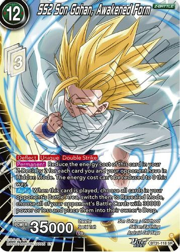 [BT31-118](SR) SS2 Son Gohan, Awakened Form (Foil)