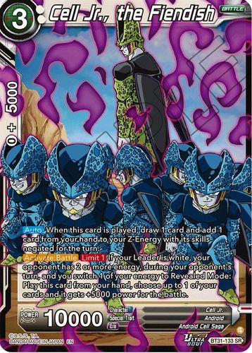 [BT31-133](SR) Cell Jr., the Fiendish (Foil)