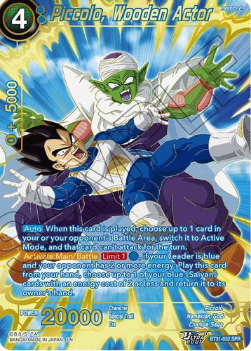 [BT31-032](SPR) Piccolo, Wooden Actor (Foil)