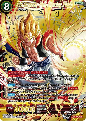 [BT31-149](SCR) SS Gogeta, Hell-Piercing Flash (Foil)