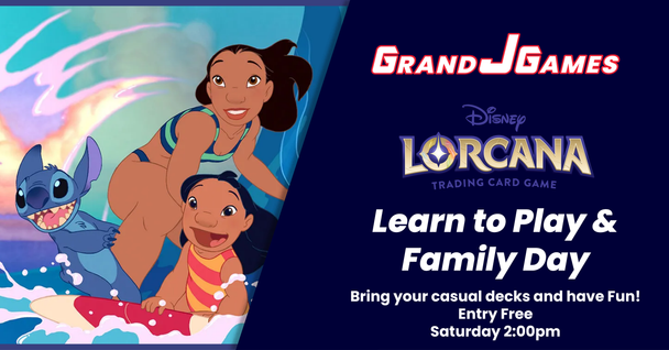 Saturday 2:00pm: Lorcana - Learn to Play/Family Day