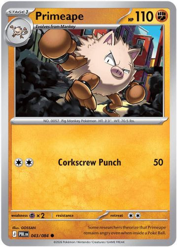 |ME05|[PBL-043/084](C) Primeape {Reverse Holo}