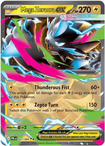 |ME05|[PBL-027/084](RR) Mega Zeraora ex {Holo}
