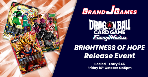 DBS Fusion World: Brightness Of Hope Pre Release (6:45pm Friday 16th Oct)