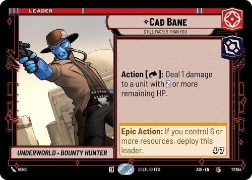 [08-ASH-EN-0011](C) Cad Bane - Still Faster Than You