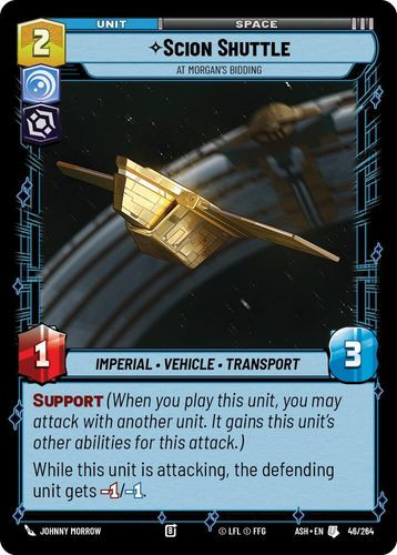 [08-ASH-EN-0046](U) Scion Shuttle - At Morgan's Bidding