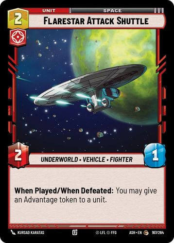 [08-ASH-EN-0167](C) Flarestar Attack Shuttle