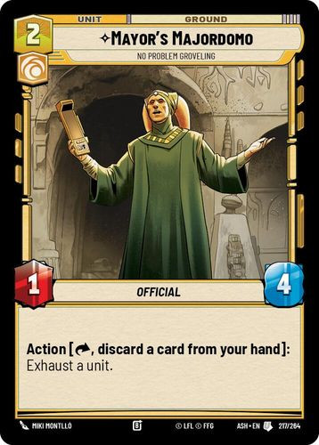 [08-ASH-EN-0217](U) Mayor's Majordomo - No Problem Groveling