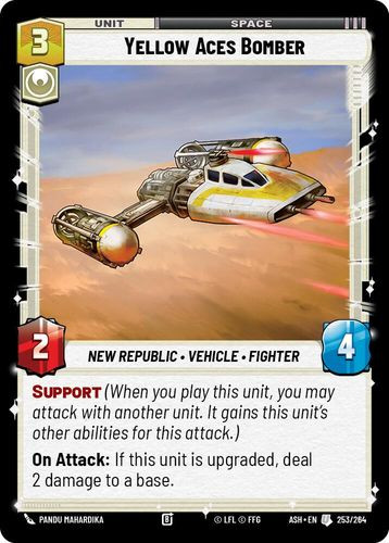 [08-ASH-EN-0253](U) Yellow Aces Bomber