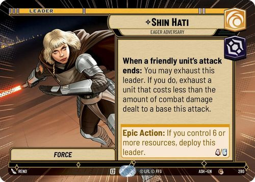 [08-ASH-EN-0280](C) Shin Hati - Eager Adversary (Hyperspace)