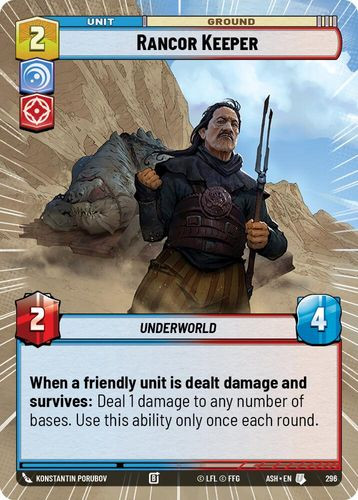 [08-ASH-EN-0296](U) Rancor Keeper (Hyperspace)