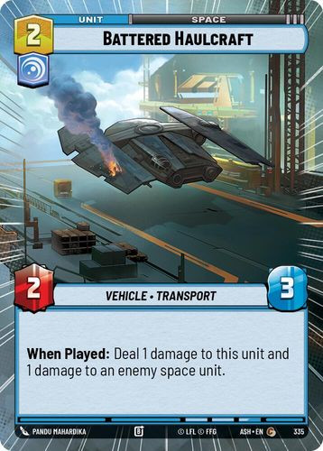 [08-ASH-EN-0335](C) Battered Haulcraft (Hyperspace)
