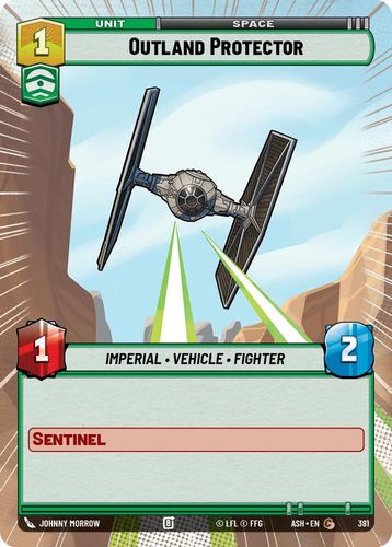 [08-ASH-EN-0381](C) Outland Protector (Hyperspace)