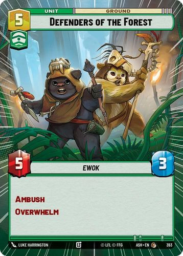 [08-ASH-EN-0393](C) Defenders of the Forest (Hyperspace)