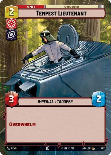 [08-ASH-EN-0407](C) Tempest Lieutenant (Hyperspace)