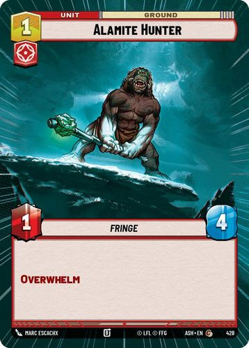 [08-ASH-EN-0428](C) Alamite Hunter (Hyperspace)