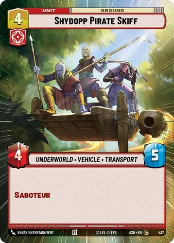 [08-ASH-EN-0437](C) Shydopp Pirate Skiff (Hyperspace)