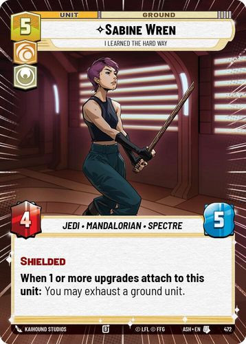 [08-ASH-EN-0472](U) Sabine Wren - I Learned the Hard Way (Hyperspace)