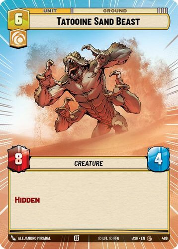 [08-ASH-EN-0489](C) Tatooine Sand Beast (Hyperspace)