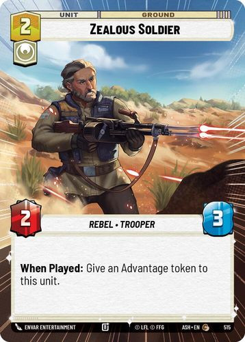 [08-ASH-EN-0515](C) Zealous Soldier (Hyperspace)