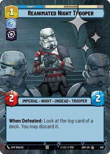 [08-ASH-EN-0547](C) Reanimated Night Trooper (Hyperspace) (Foil)
