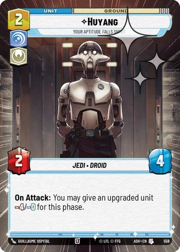 [08-ASH-EN-0558](U) Huyang - Your Aptitude Falls Short (Hyperspace) (Foil)