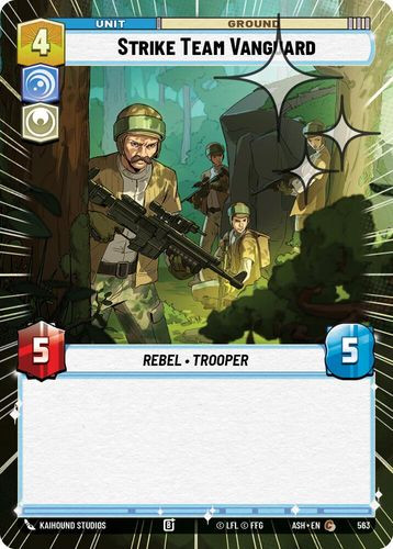 [08-ASH-EN-0563](C) Strike Team Vanguard (Hyperspace) (Foil)